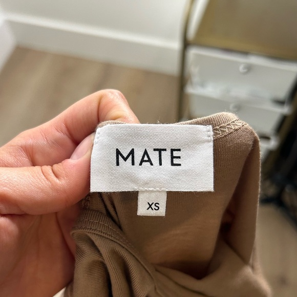 NWT MATE The Label Tencel Lounge Midi Tank Dress in Mushroom Size XS - Picture 11 of 13